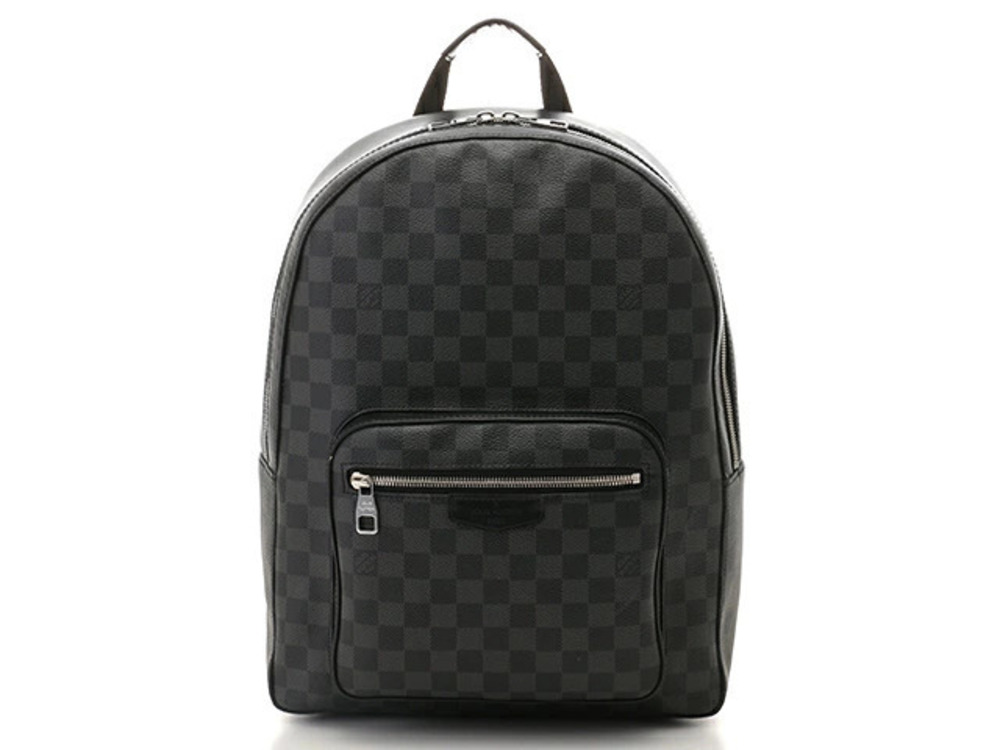 LOUIS VUITTON Josh Backpack Damier Graphite Black